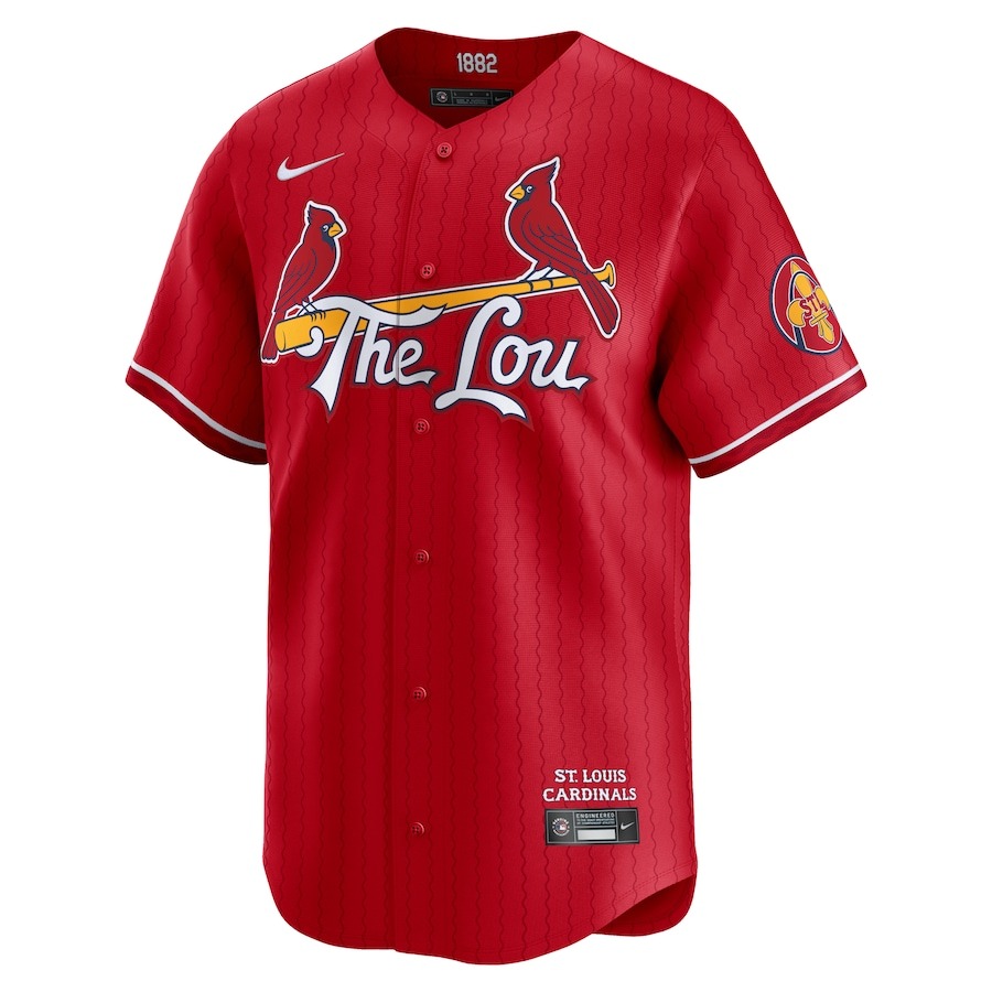 Men's St. Louis Cardinals  Nike Red 2024 City Connect Limited Jersey