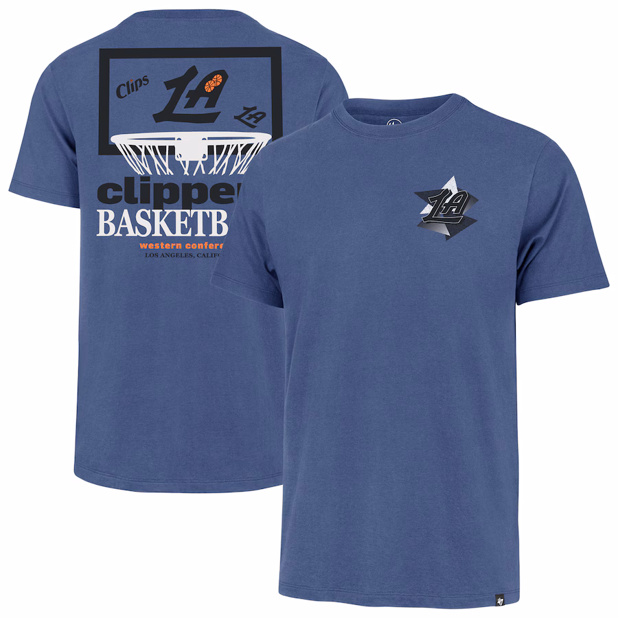 Men's LA Clippers  '47 Blue City Edition Backboard T-Shirt