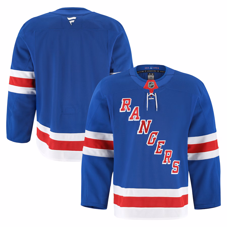 Men's New York Rangers Fanatics Royal Home Authentic Pro Jersey