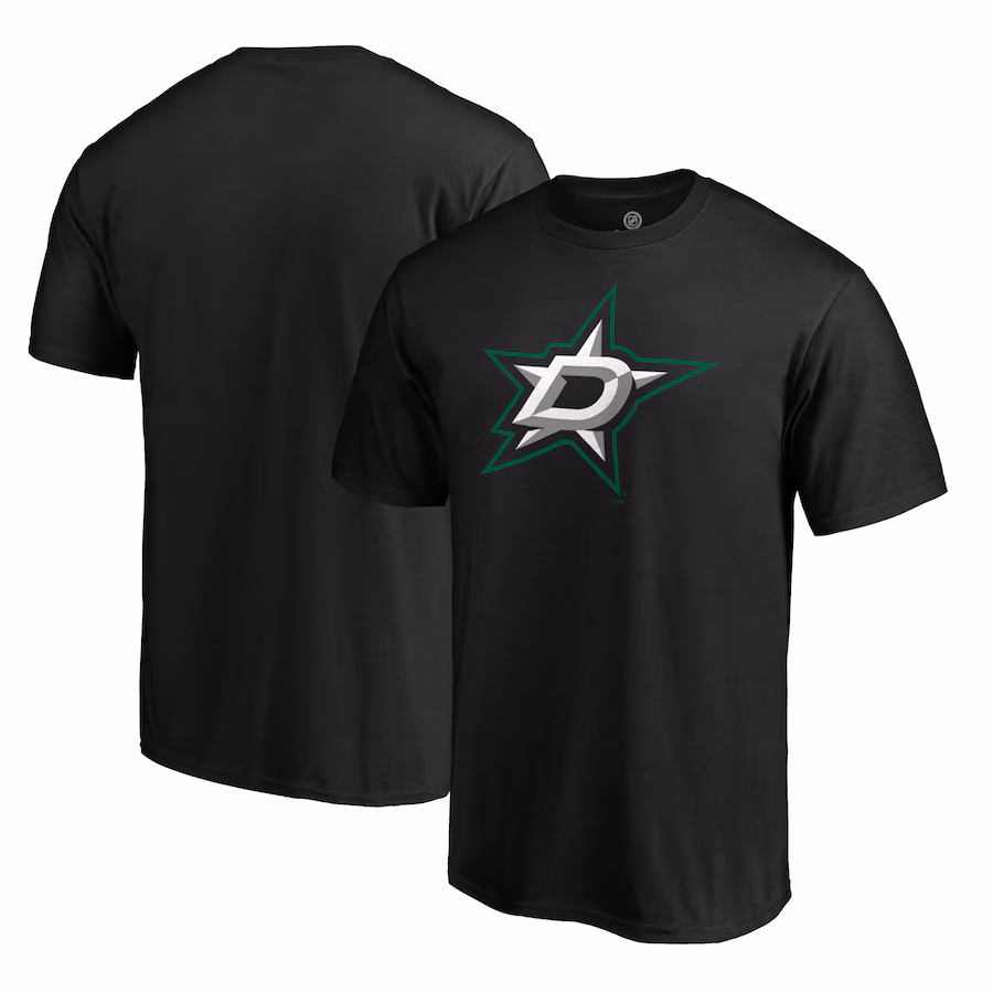 Men's Dallas Stars Black Logo T-Shirt
