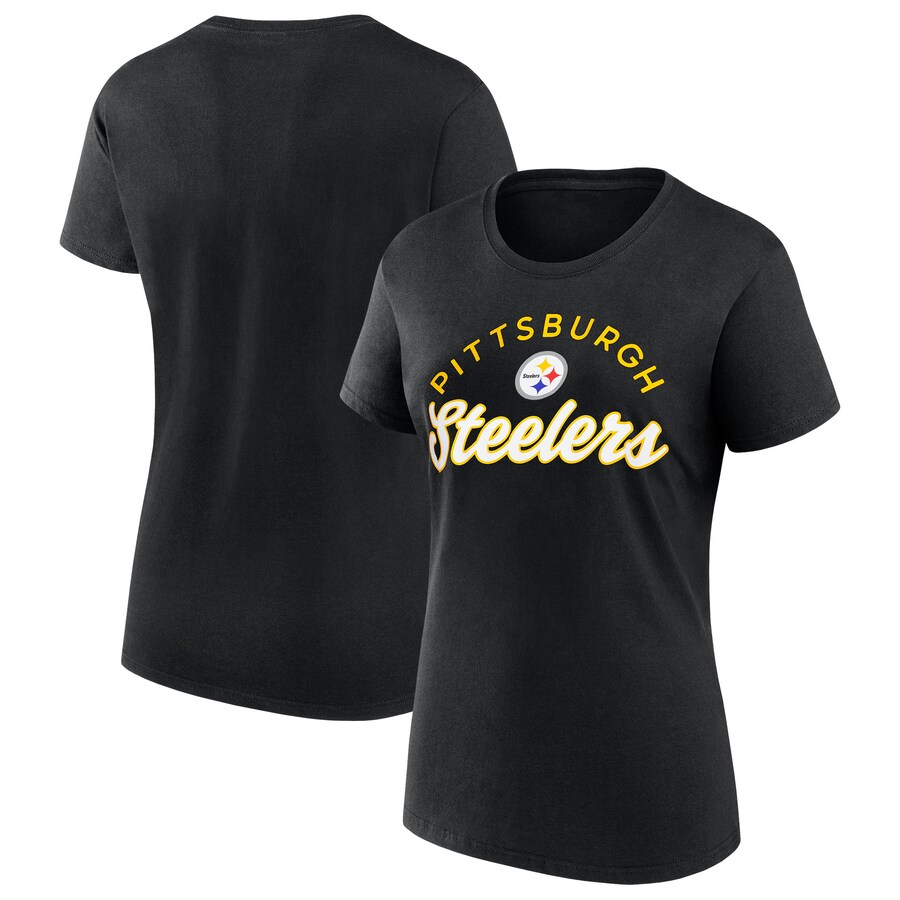 Women's Pittsburgh Steelers Fanatics Black Primary Component T-Shirt