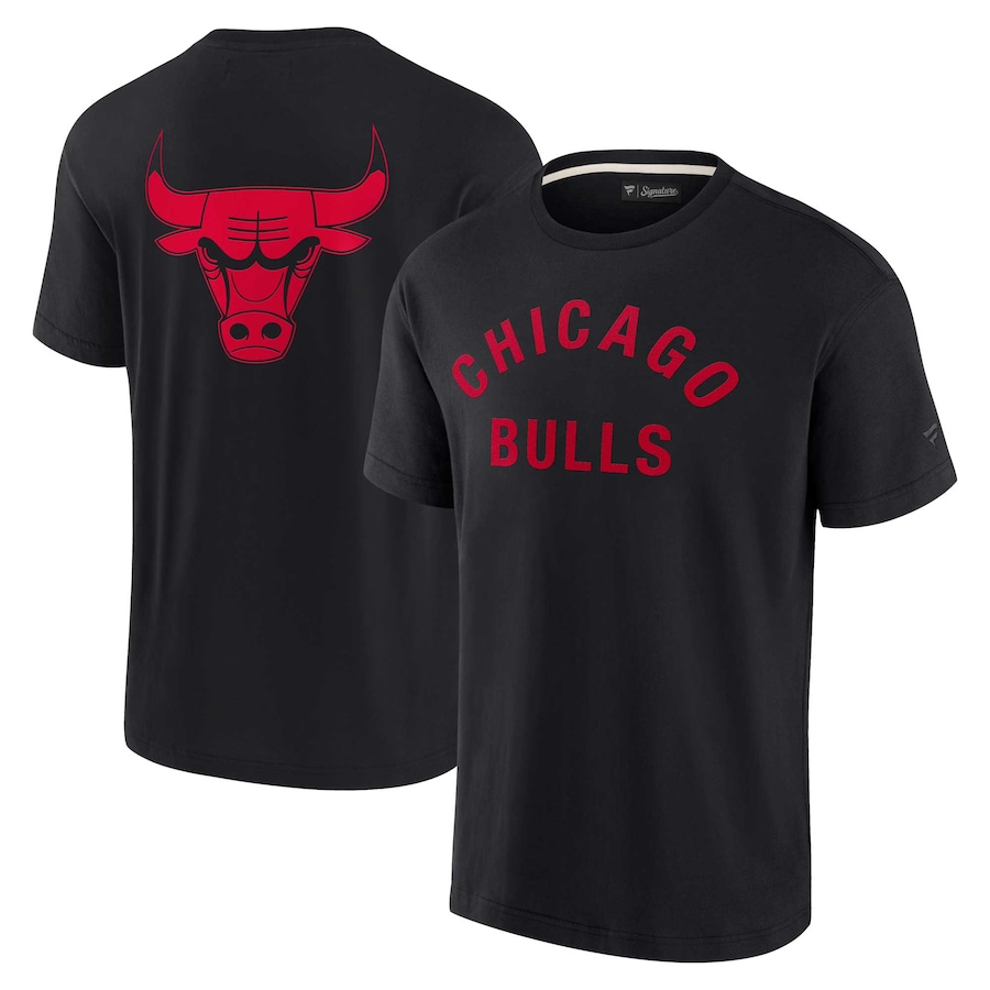 Unisex Chicago Bulls Fanatics Black Elements Super Soft Short Sleeve T-Shirt