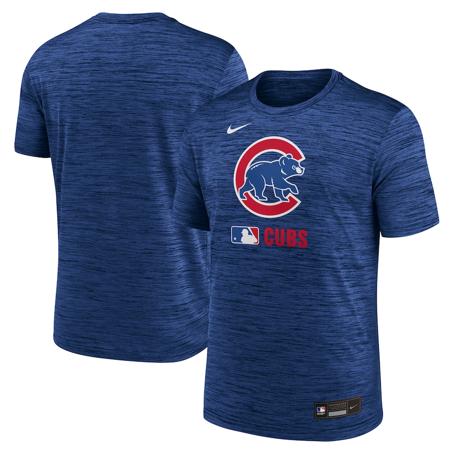 Men's Chicago Cubs Nike Royal Authentic Collection Velocity Performance Practice T-Shirt