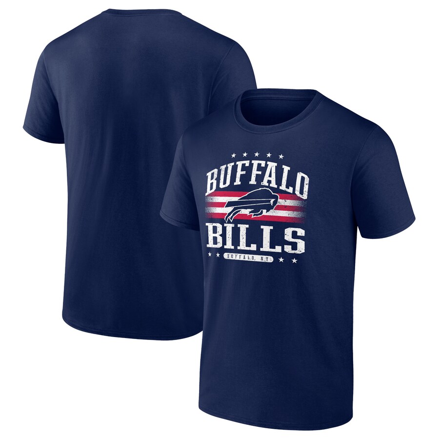 Men's Buffalo Bills Navy Americana Team T-Shirt