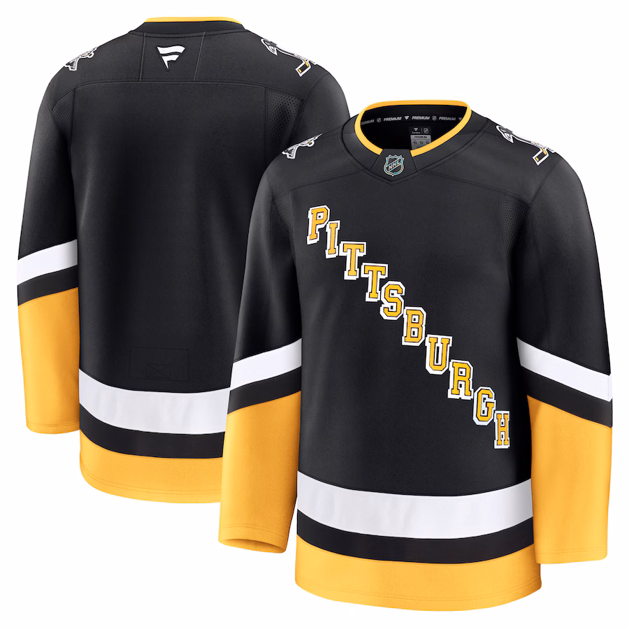 Men's Pittsburgh Penguins Fanatics Black Alternate Premium Jersey