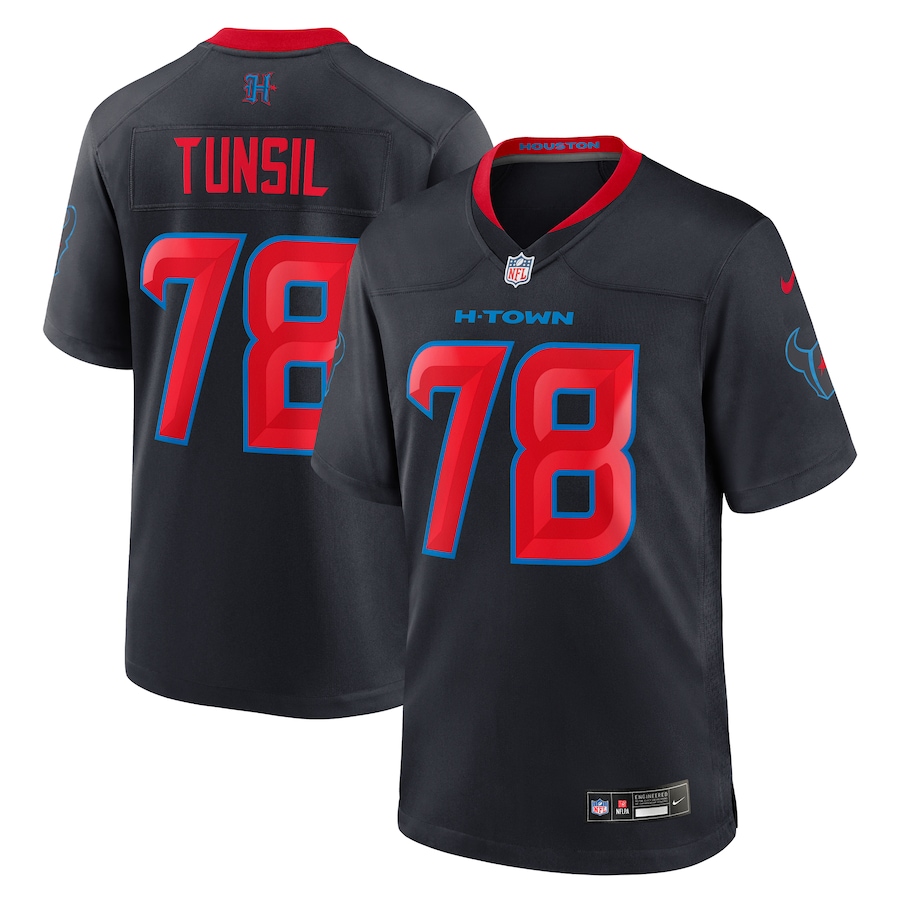 Men's Houston Texans Laremy Tunsil Nike Navy 2nd Alternate Game Jersey