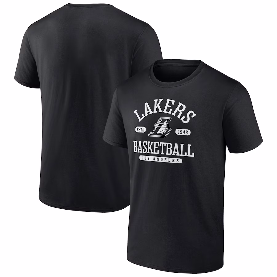 Men's Los Angeles Lakers  Black Danger Zone T-Shirt