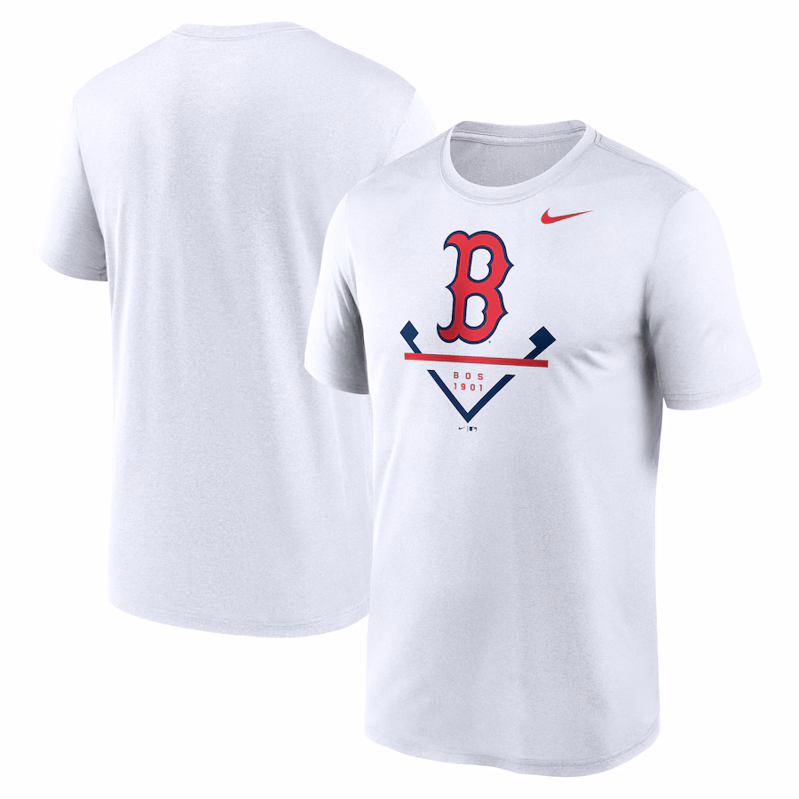 Men's Boston Red Sox Nike White Icon Legend Performance T-Shirt