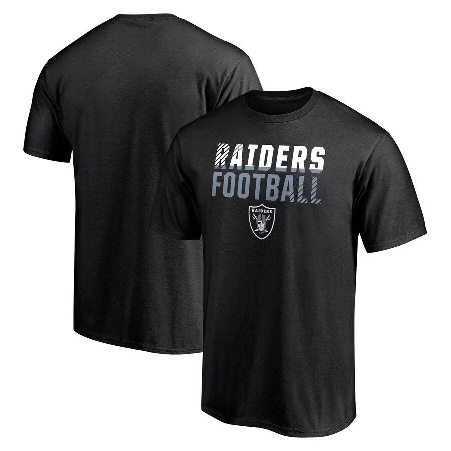Men's Las Vegas Raiders Fanatics Black Fade Out T-Shirt