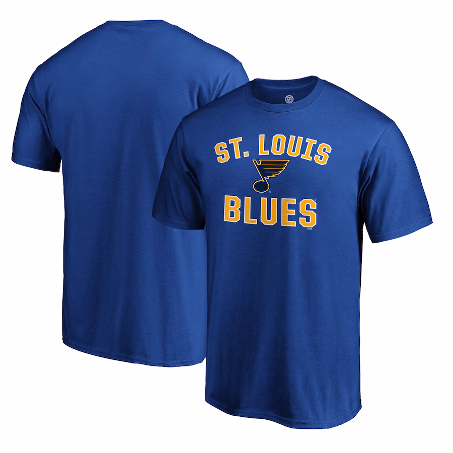 Men's St. Louis Blues Fanatics Blue Team Victory Arch T-Shirt