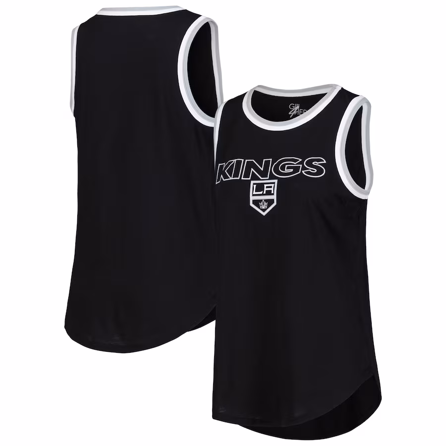 Women's Los Angeles Kings G-III 4Her by Carl Banks Black Strategy Tank Top