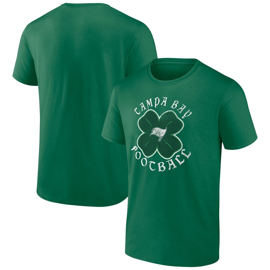 Men's Tampa Bay Buccaneers Fanatics Kelly Green Celtic Clover T-Shirt