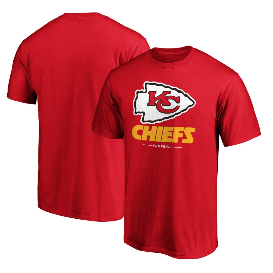 Men's Kansas City Chiefs Red Team Lockup T-Shirt