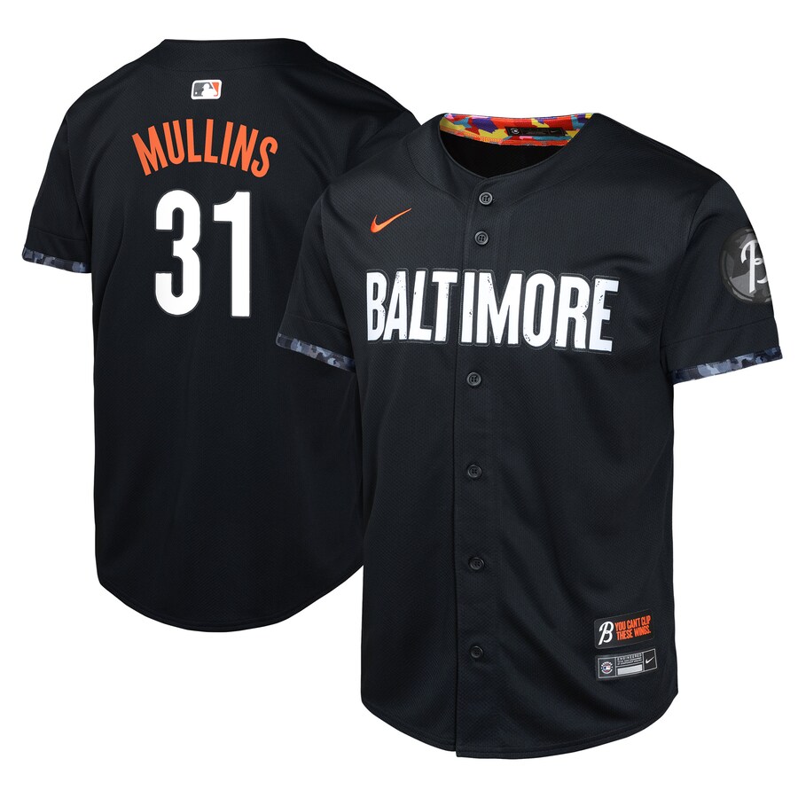 Youth Baltimore Orioles Cedric Mullins Nike Black City Connect Limited Player Jersey