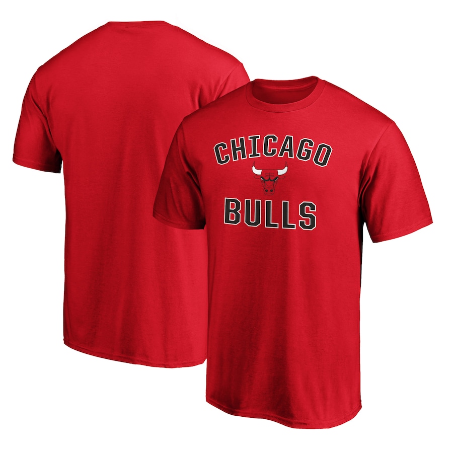 Men's Chicago Bulls  Red Victory Arch T-Shirt