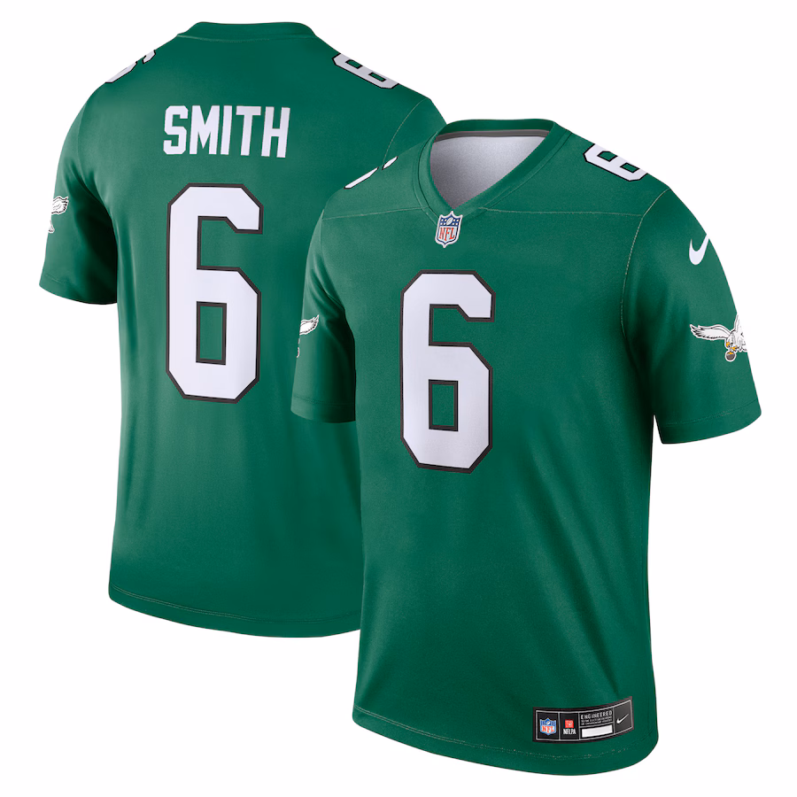 Men's Philadelphia Eagles DeVonta Smith Nike Kelly Green Legend Jersey