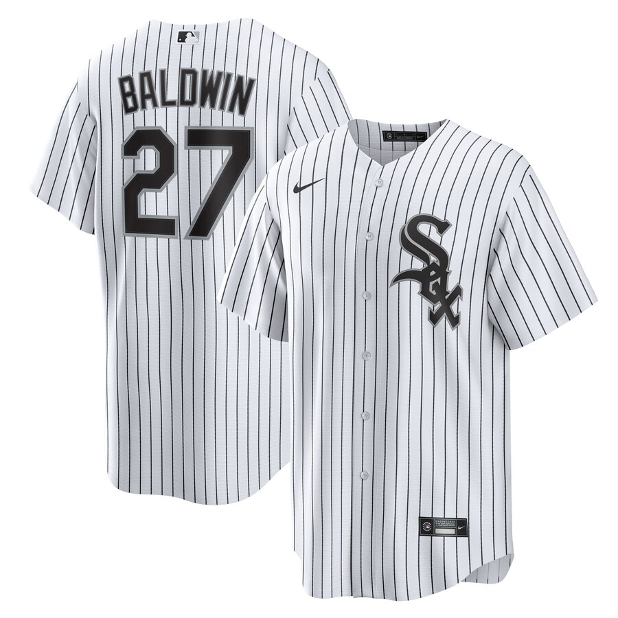 Men's Chicago White Sox Brooks Baldwin Nike White Home Replica Jersey