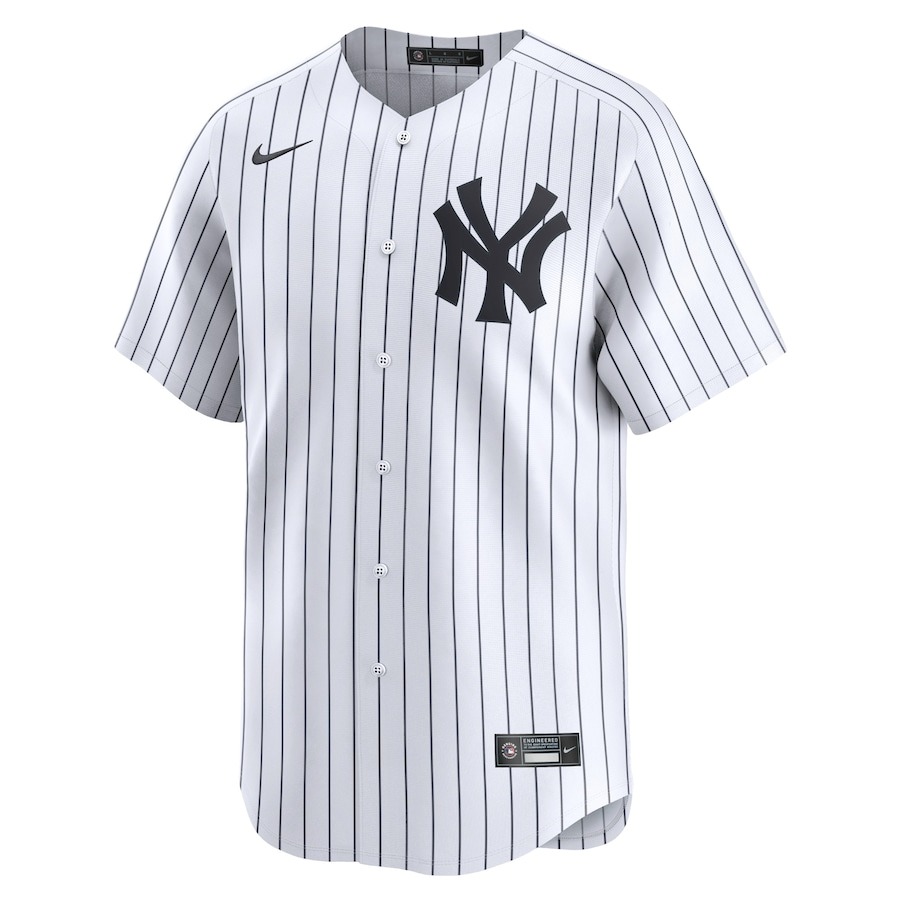 Men's New York Yankees Nike White Home Replica Custom Jersey