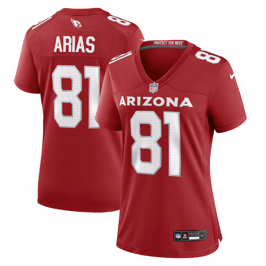 Women's Arizona Cardinals Daniel Arias Nike  Cardinal Team Game Jersey
