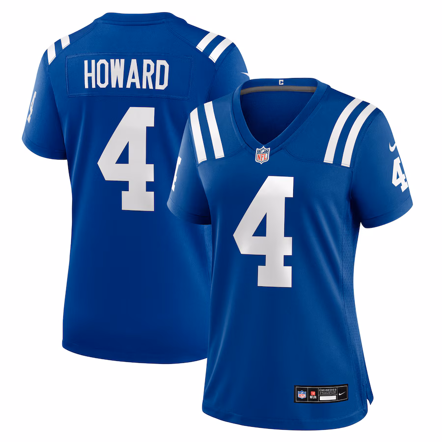 Women's Indianapolis Colts Xavien Howard Nike Royal Team Game Jersey