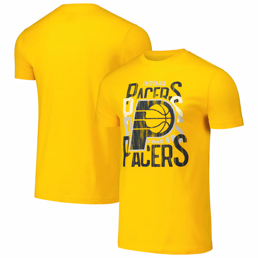 Unisex Indiana Pacers Stadium Essentials Gold Dedication T-Shirt