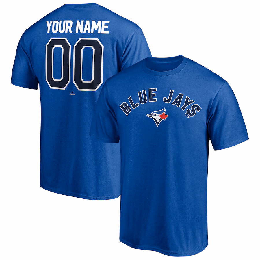 Men's Toronto Blue Jays Royal Personalized Team Winning Streak Name & Number T-Shirt