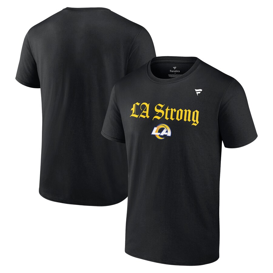 Unisex Los Angeles Rams Fanatics Black LA Strong T-Shirt