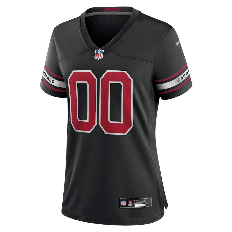 Women's Arizona Cardinals Nike Black Alternate Custom Game Jersey