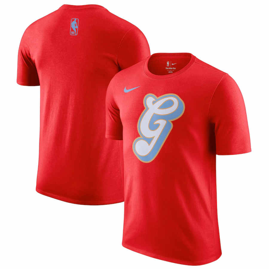 Men's Memphis Grizzlies Nike Red 2024/25 City Edition Essential Logo T-Shirt