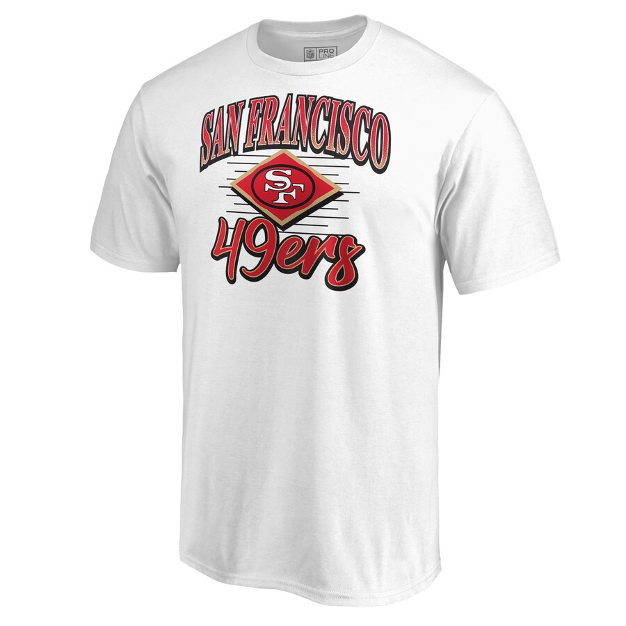 Men's San Francisco 49ers White Artifact T-Shirt