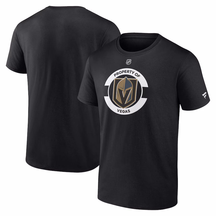 Men's Vegas Golden Knights Fanatics Black Authentic Pro Core Secondary T-Shirt
