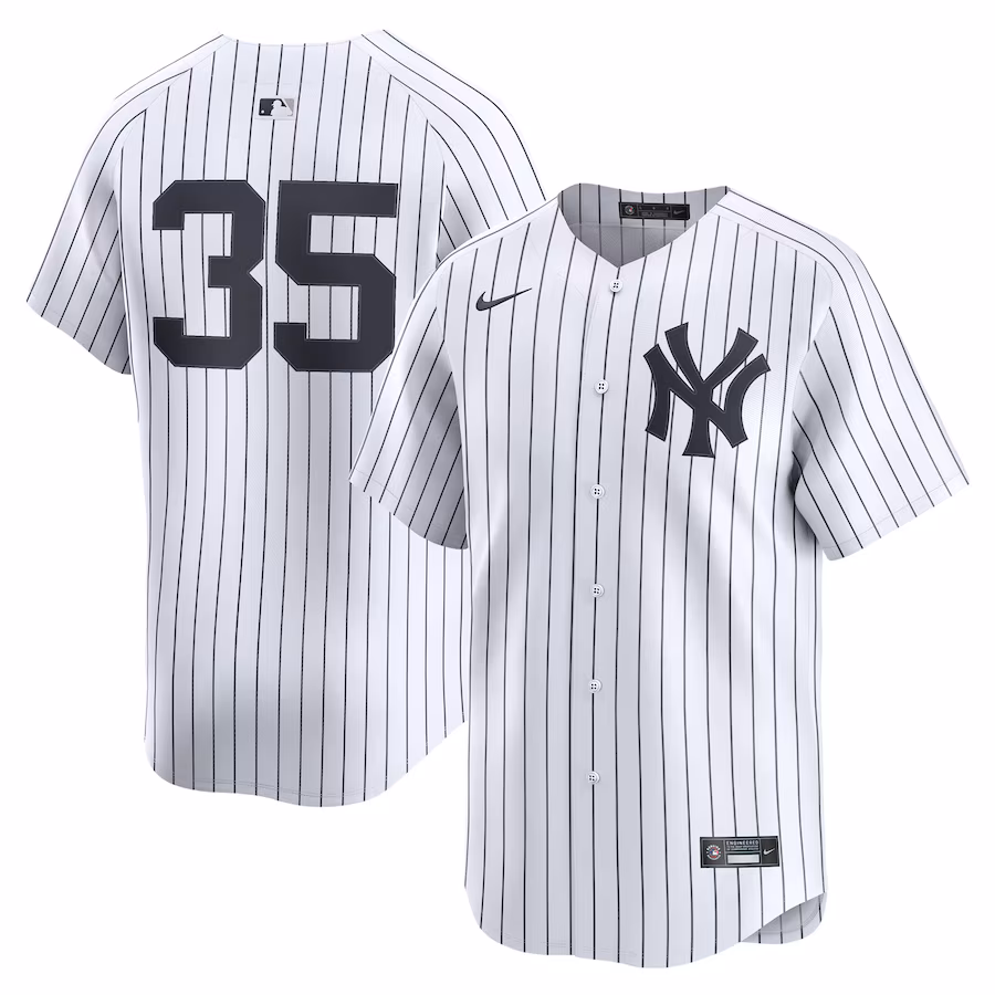 Men's New York Yankees Cody Bellinger Nike White Home Limited Player Jersey