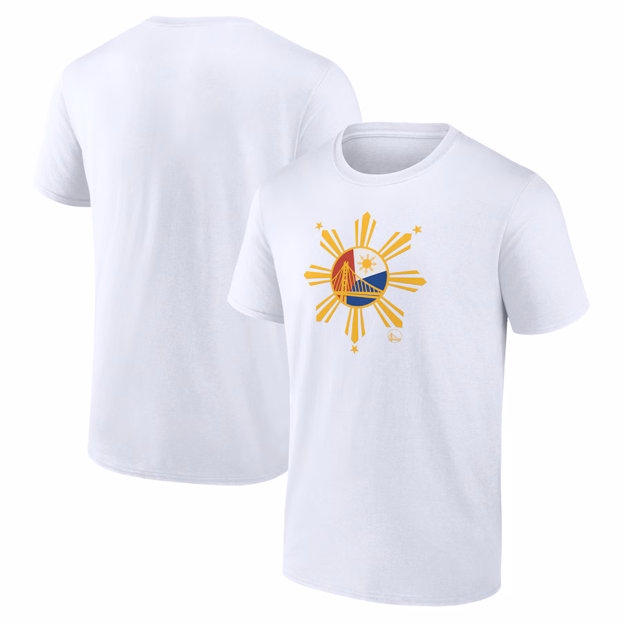 Men's Golden State Warriors  White Heritage T-Shirt