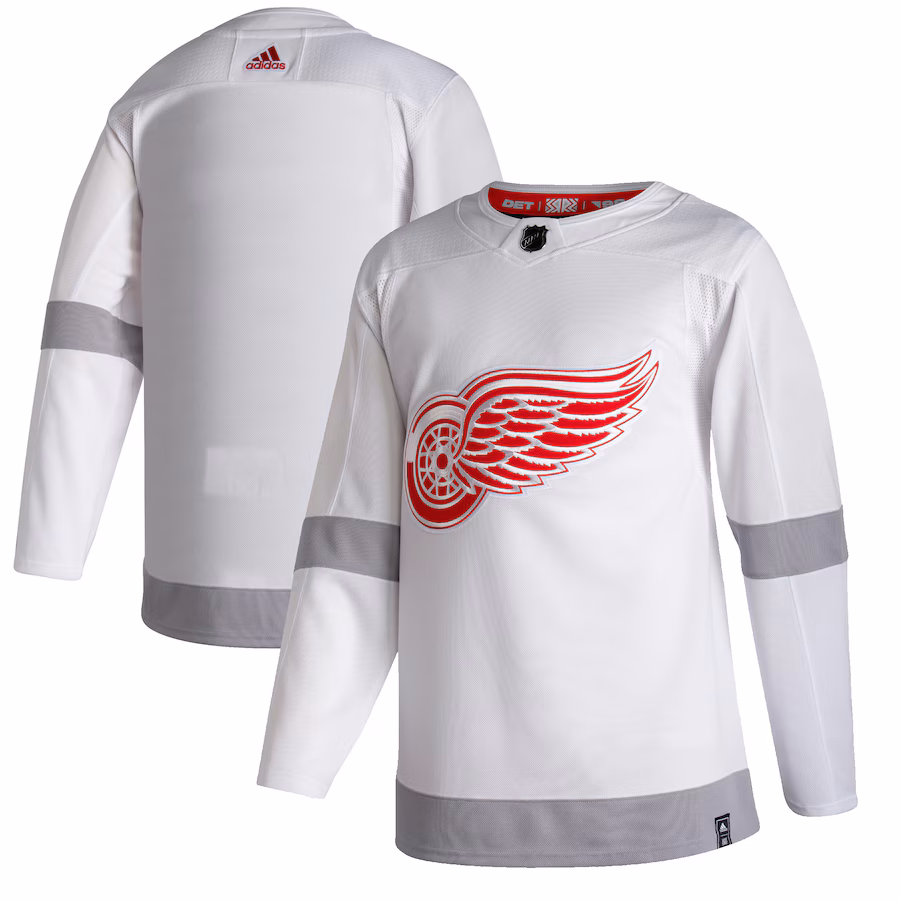 Men's Detroit Red Wings adidas White 2020/21 Reverse Retro Authentic Jersey