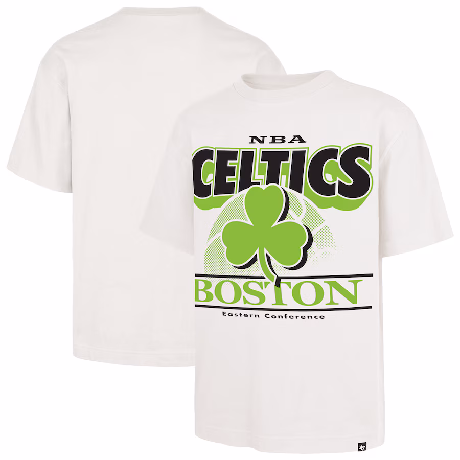 Men's Boston Celtics  '47 White City Edition Shifty Foundation T-Shirt