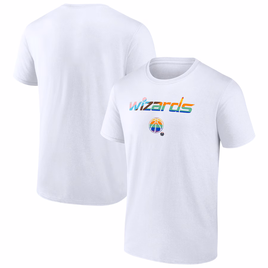 Men's Washington Wizards White Pride T-Shirt