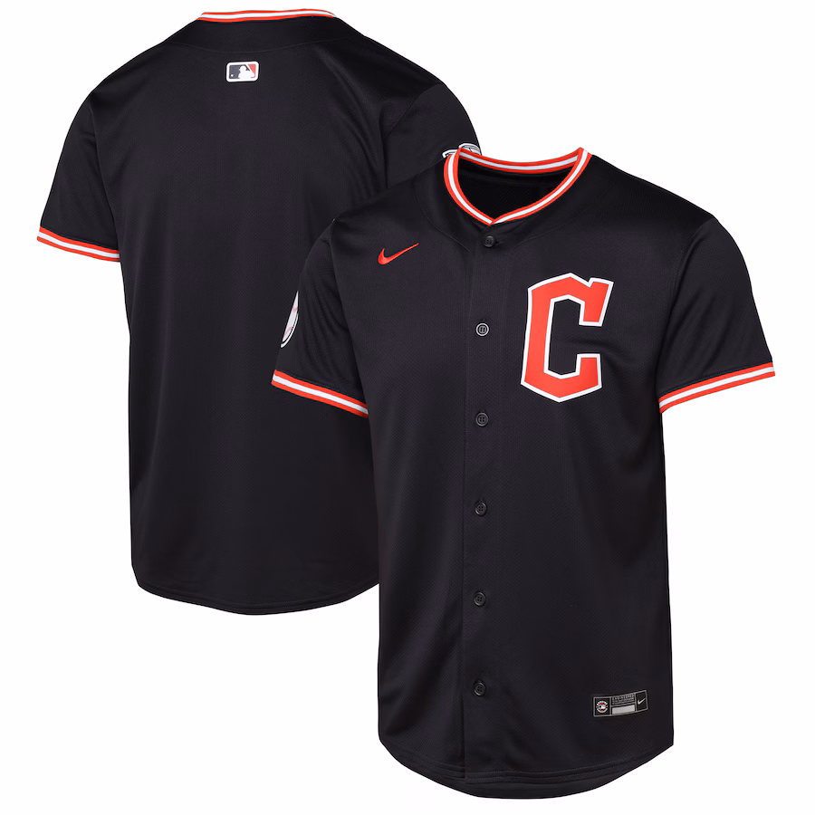 Youth Cleveland Guardians Nike Navy Limited Jersey