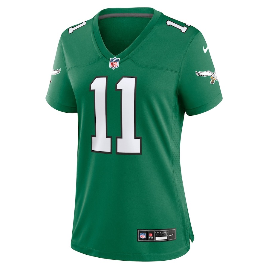 Women's Philadelphia Eagles A.J. Brown Nike Kelly Green Player Jersey