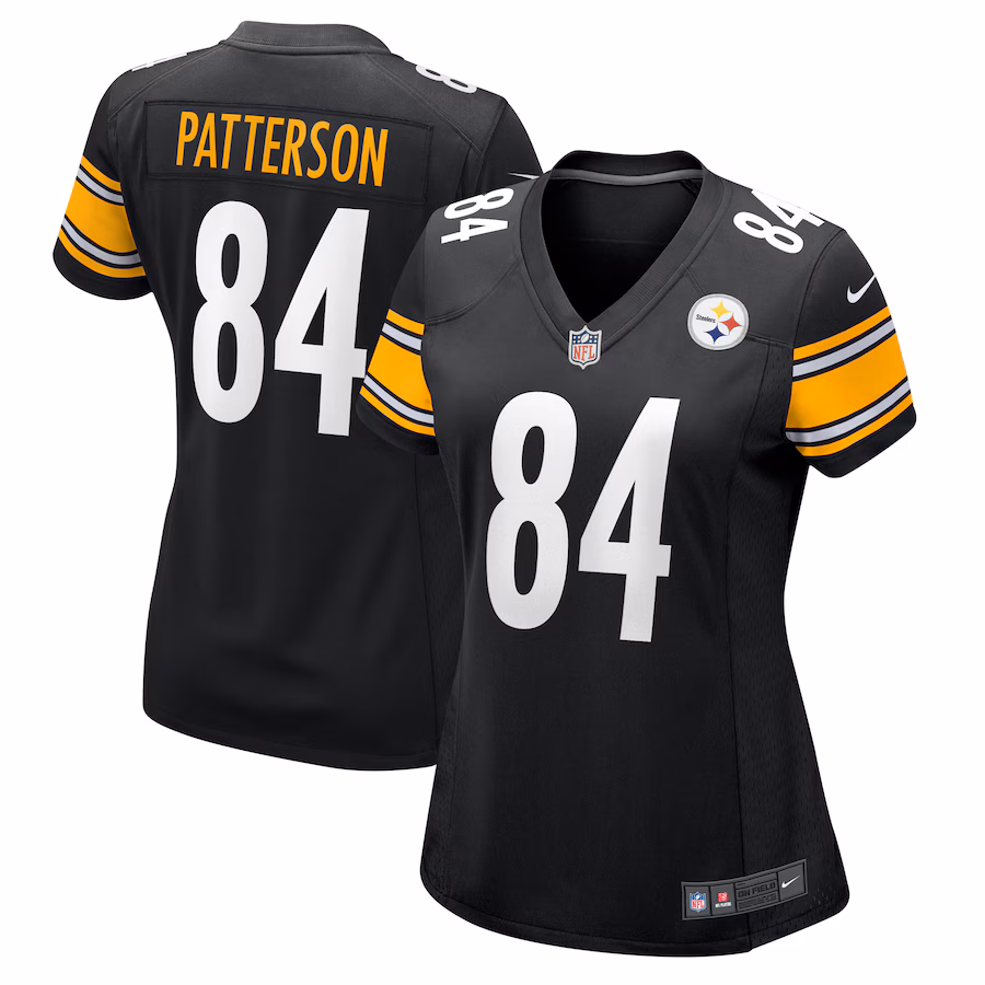 Women's Pittsburgh Steelers Cordarrelle Patterson Nike Black Team Game Jersey