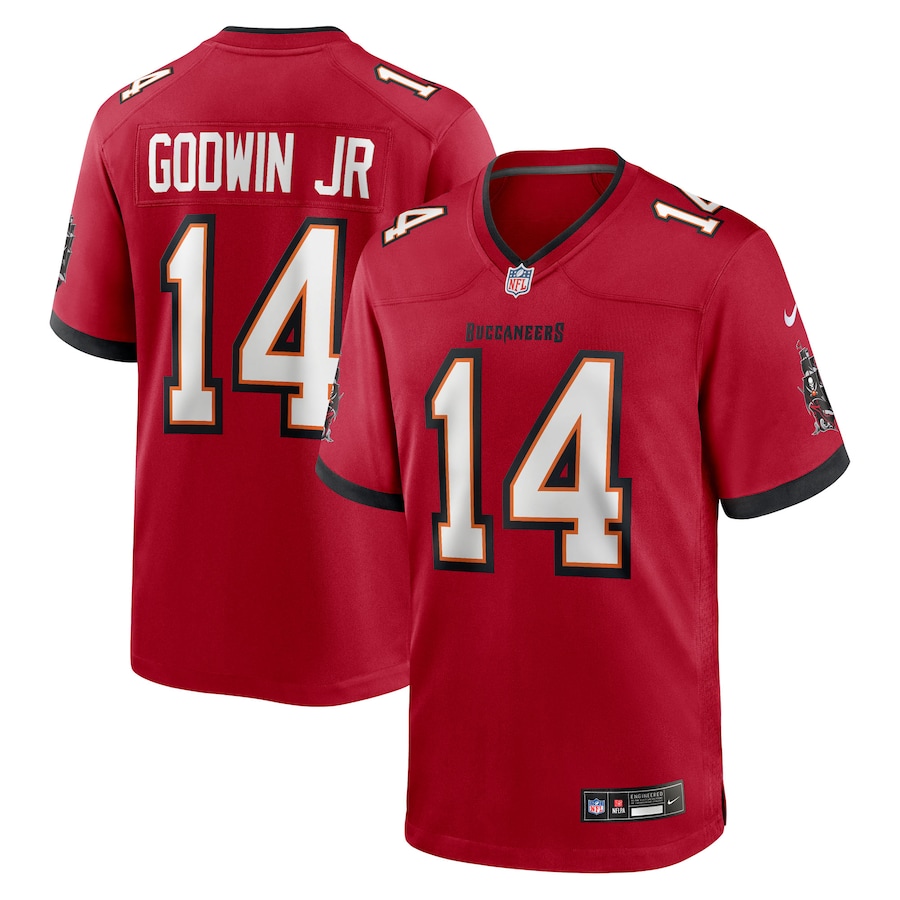 Men's Tampa Bay Buccaneers Chris Godwin Jr. Nike Red Game Player Jersey