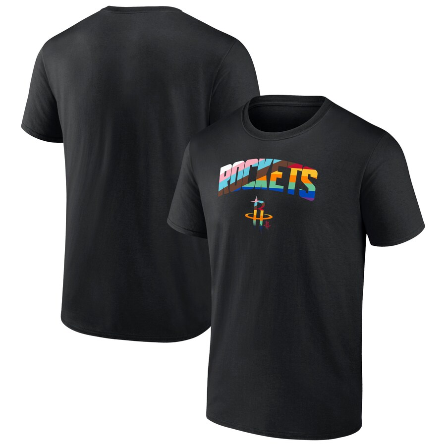 Men's Houston Rockets Black Pride T-Shirt