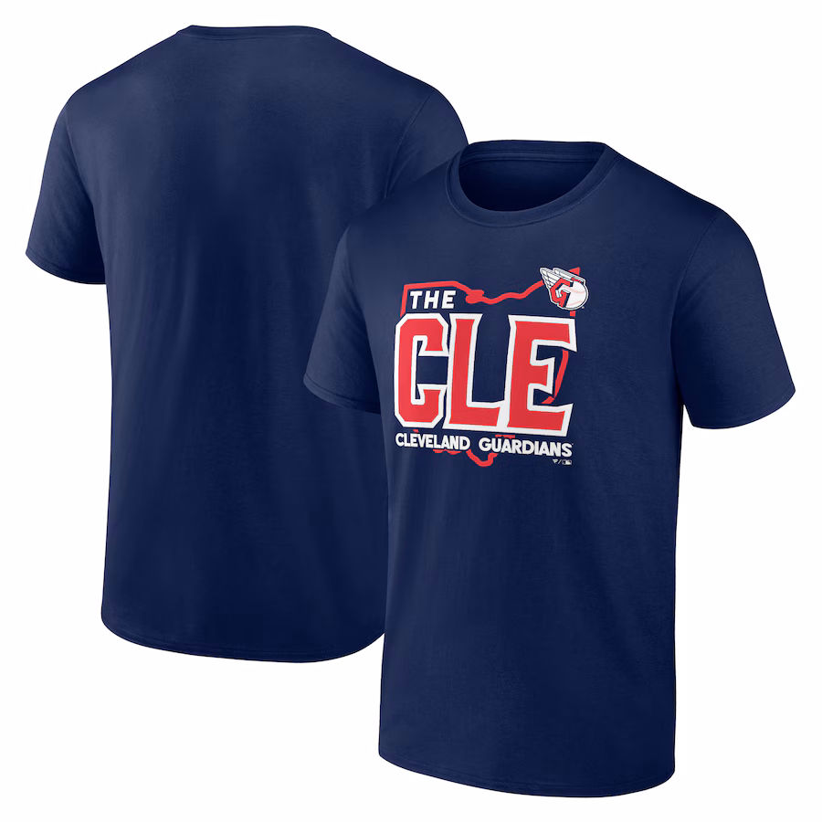 Men's Cleveland Guardians Navy The 216 T-Shirt