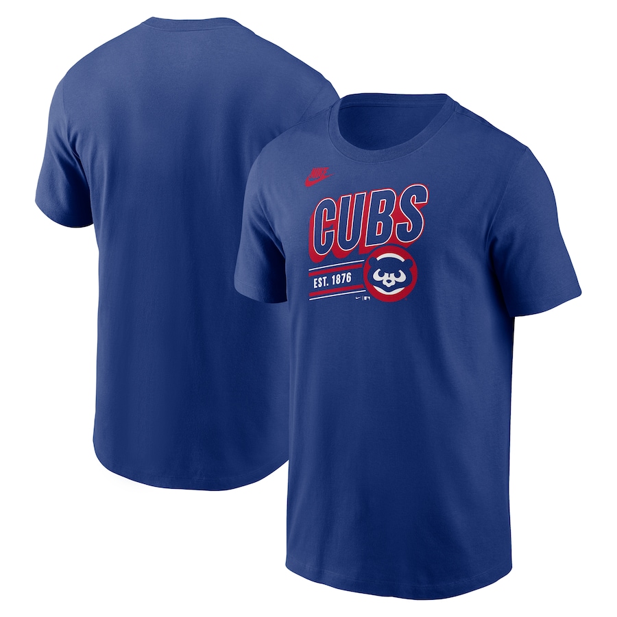 Men's Chicago Cubs Nike Royal Cooperstown Collection Retro T-Shirt