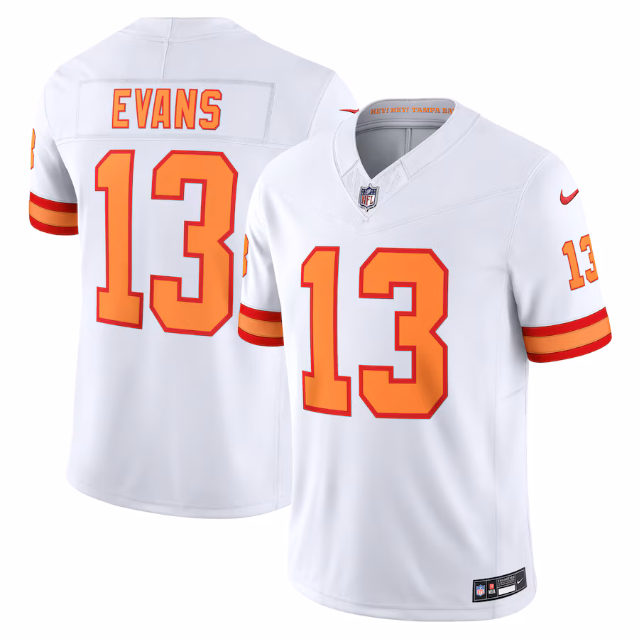 Men's '76 Tampa Bay Buccaneers Mike Evans Nike White Vapor F.U.S.E. Player Limited Jersey