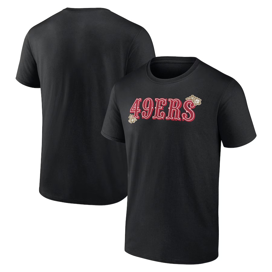 Men's San Francisco 49ers Fanatics Black AAPI Apex Collection T-Shirt