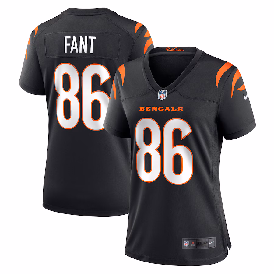 Women's Cincinnati Bengals Noah Fant Nike Black Team Game Jersey