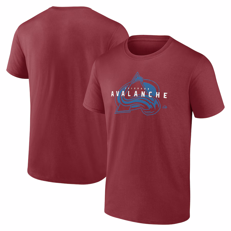 Men's Colorado Avalanche Burgundy Coordinate T-Shirt