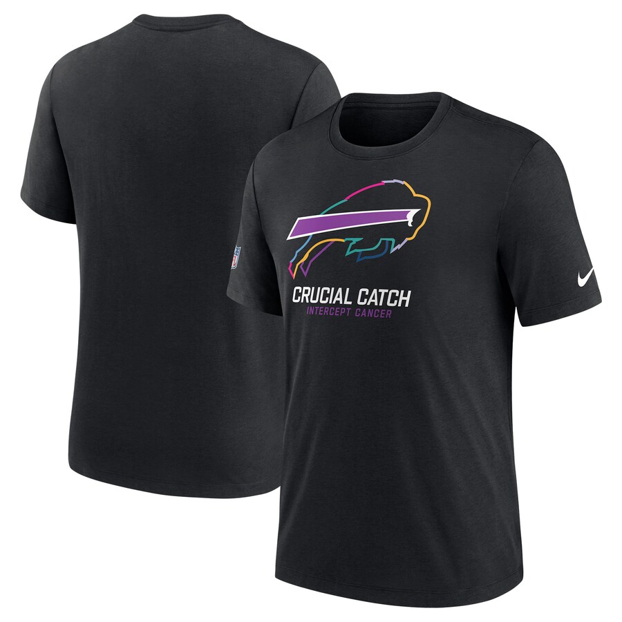 Men's Buffalo Bills Nike Black 2024 NFL Crucial Catch T-Shirt