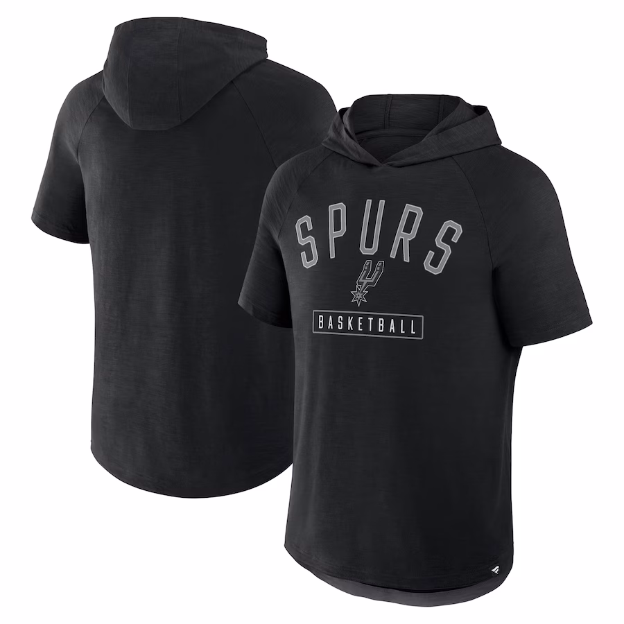 Men's San Antonio Spurs Fanatics Black Pass Legend Hooded T-Shirt
