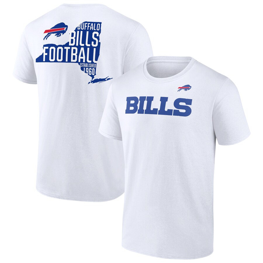 Men's Buffalo Bills  White Hot Shot T-Shirt